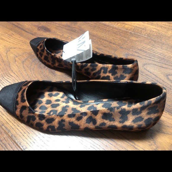 Zara slip on Cheetah leopard print New sz 39 - Picture 2 of 5